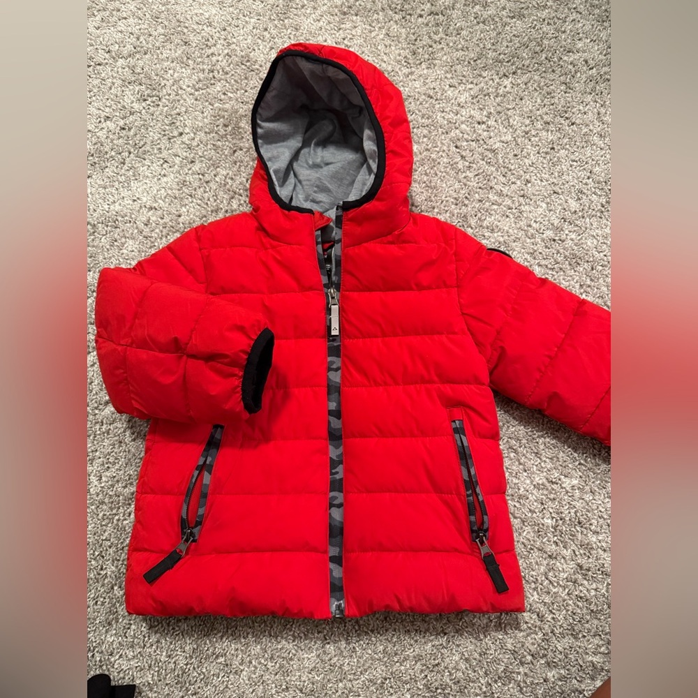 Red Kids Puffer Jacket